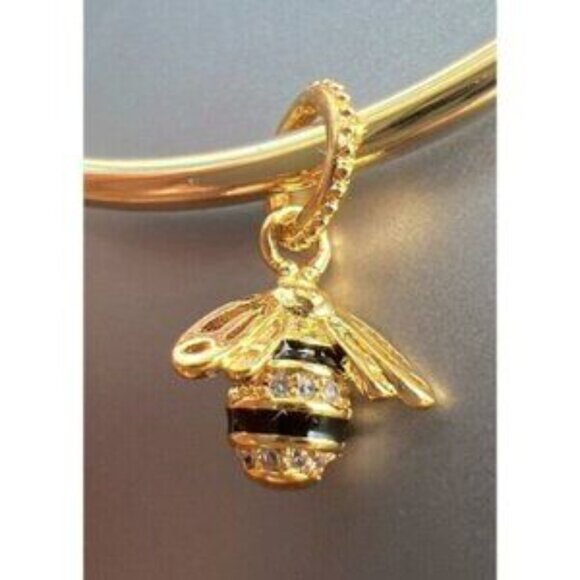 Queen Bee Dangle Charm , Charm Fit Pandora Bracelet Necklaces - Picture 3 of 4